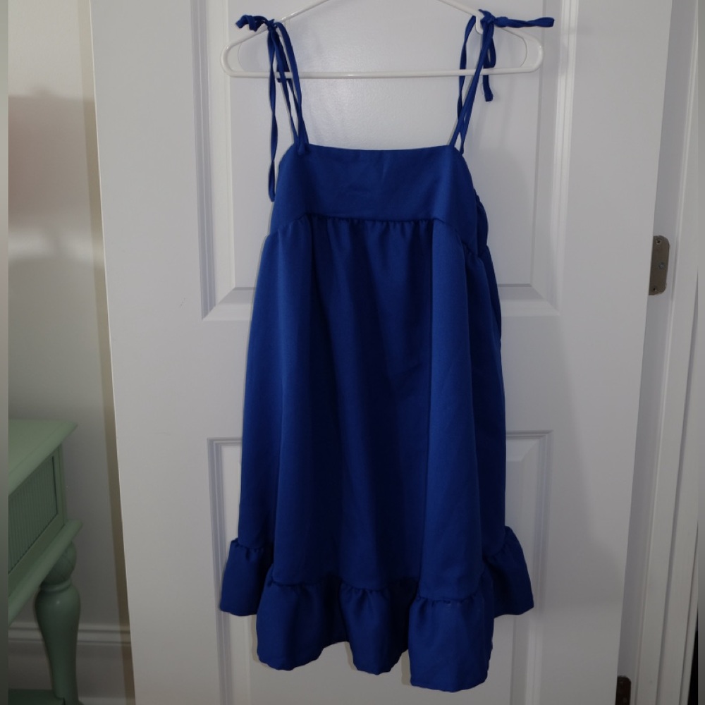 Blue sundress